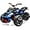 Blue, variant on Lumiparty 12V Kids Electric Ride on Truck & ATV Motorcycle with 3 Wheels, 2x55W Motor, 2 Speeds, LED Lights, Music, USB, Horn, Battery Powered Toy Vehicle for Boy Girl, Red
