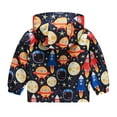 thumbnail image 5 of Winter Savings Clearance! Edvintorg 2-8Years Girls Windproof Hooded Jacket Cute Cartoon Graphic Prints Zipper Coat Kids Spring Fall Clothes Children Windbreaker Outerwear, 5 of 7