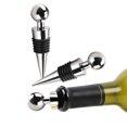 thumbnail image 5 of Juegos de tapones de vino con diseño de bola de aleación de Zinc de 3 uds/tapones de vino decorativos para vino, champán, refrescos, cerveza Adepaton FLD-1832, 5 of 5