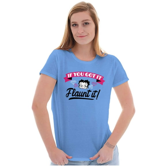 Betty Boop If You Got It Flaunt It Women's T Shirt Ladies Tee Brisco Brands S