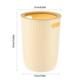 thumbnail image 3 of Trash Can Cabinet Wastebasket Large Trash Can Capacity Household Pressure Ring Bathroom Toilet Living Room Kitchen Bedroom Waste Tissue Baskets, 3 of 6