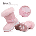 thumbnail image 6 of Blikcon Kids Girls Snow Boots Water-resistant Winter Boots with Faux Fur – Warm Winter Boots with Side Zipper & Non-Slip Sole (Toddler/Little Kid), 6 of 8