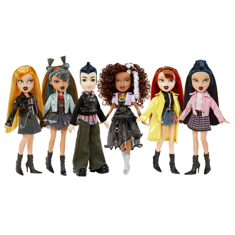 Bratz Pretty 'N' Punk Yasmin Fashion Doll with 2 Outfits and Suitcase,  Collectors Ages 6 7 8 9 10+ 
