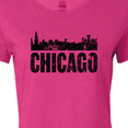 thumbnail image 4 of Inktastic Chicago Skyline Grunge Women's T-Shirt, 4 of 5