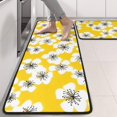 thumbnail image 2 of Kitchen Rugs Sets Of 2,Pioneer Flower Floral Print Pattern Anti Fatigue Kitchen Mat Rugs Non Slip Washable,Decorative Kitchen Floor Mats for Kitchen,Sink,Laundry,17"x47"+17"x47", 2 of 5