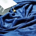 thumbnail image 6 of Sedona House Microfiber Soft Warm Lightweight Flannel Fleece Blanket 60x80 Twin Size Blue, 6 of 7