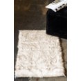 thumbnail image 4 of Luxe Hudson Faux Sheepskin Single Rug | 2'x3', 4 of 5