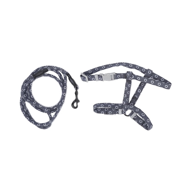 Cat Harness And Leash, Dog Harness Cat Accessories Chest Back Traction Cat Walking Rope Cat Adjustable Harness Leash Set for Medium Large Small Cats Dog Pet Kitten