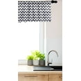 thumbnail image 3 of Ambesonne Zig Zag Window Valance, Geometric Retro Funky, 54" X 18", Multicolor, 3 of 3