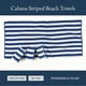 thumbnail image 2 of Juego de toallas de playa LANE LINEN 100% algodón Cabana Stripe Blue x4, 2 of 7