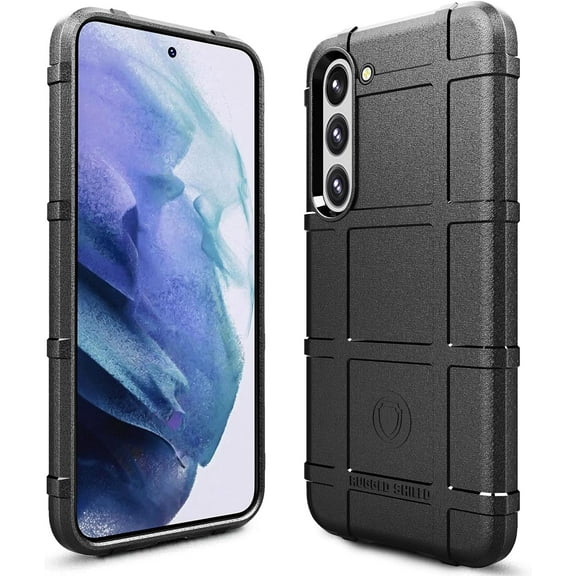 Samsung Galaxy S23 Case Samsung S23 Case Heavy Duty Shock Absorption Phone Cases Impact Resistant Protective Cover for Galaxy S23(New Black)