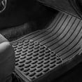 thumbnail image 3 of 4pc Set Trim-to-Fit All Vehicle Vinyl Floor Mat  Front & Rear Liner Gray, 3 of 6