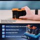 thumbnail image 3 of 10000mAh Waist Mounted Fan with Dual Air Vents, Detachable Battery, Portable Clip on High-Temperatur, 3 of 5