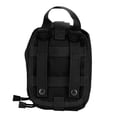 thumbnail image 3 of MOLLE Kit de Suministros Militares de Primeros Auxilios Estuche Impermeable Múltiples Bolsillos y Soporte Flexible Bolsa de Almacenamiento de Medicamentos para Situaciones de, 3 of 8
