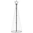 thumbnail image 3 of vidaXL Christmas Cone Tree Blue 108 LEDs 2x6 ft, 3 of 12