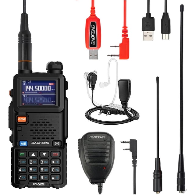 Radio portátil Walkie Talkie BAOFENG 5RM 10W de largo alcance