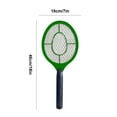 thumbnail image 2 of Raqueta Bug Zapper matamoscas eléctrico Zapper de mano con batería (verde), 2 of 7