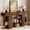 Vintage Brown, variant on Einhomn 63" Console Table for Entryway, Wooden Sofa Table Behind Couch with Storage Shelf