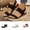 Black, variant on Sandals for Women 2025, Xunlbb Women's Summer Size Wedge Fish Mouth Roman Sandals(Black,Size:36)