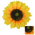thumbnail image 4 of Cabeza de girasol artificial Simulación de cabezas de flores Ramo de fiesta de boda Accesorios de bricolaje, 12 piezas, Amarillo, 15 cm Advancent HA7119-03B, 4 of 6