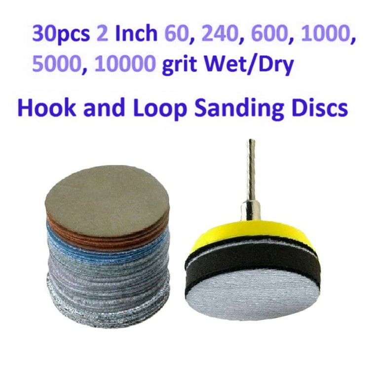 2 inch top sanding pads