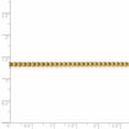 thumbnail image 5 of Leslie's Real 14kt Yellow Gold 2.4mm Diamond Cut Round Box Chain; 24 inch; Lobster Clasp; for Adults and Teens; for Women and Men, 5 of 5