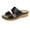 Black, variant on SEAOPEN Low Kitten Heels Women's Slingback Dressy Cutout Sandal Pointed Open Toe Ankle Strap Elegant Wedding Sandal Formal Comfortable Shoes Size 8.5 Brown