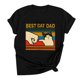thumbnail image 1 of Gibobby Blusa Casual de Mujer Blusa manga corta con estampado mujer, camisa informal con letras, blusa corta para mujer(Negro,M), 1 of 3
