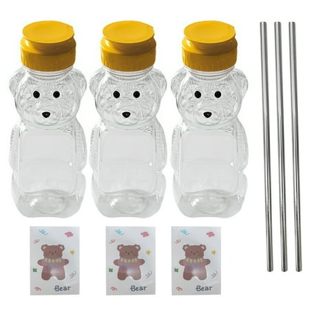 

Special Supplies Bear Drink Cup Bear Coffee Milks Tea Cups with Anti-leak Lids