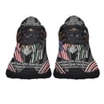 thumbnail image 5 of In This House We Salute Our Patriotic Eagle Veteran Garden Mailbox Cover Shoes Sneakers Black Size 12, 5 of 7