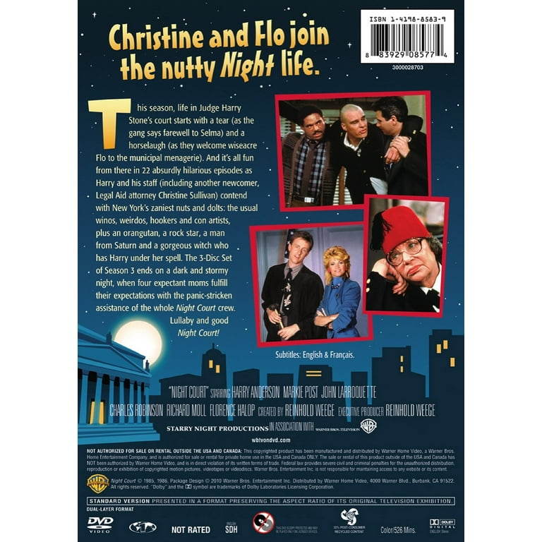 その他 Night Court: Complete Third Season [DVD] [Import] Night Court: The Complete Third Season (DVD) [DVD] - Walmart.com
