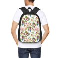 thumbnail image 4 of Disketp Birds And Flowers Mochila Minimalista de Gran Capacidad, Mochila de Viaje para Escuela, Trabajo o Uso Diario, 4 of 6