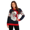thumbnail image 4 of Adult Vintage Santa Unisex Ugly Christmas Sweater, 4 of 16