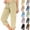 #03 Khaki, variant on Cargo Capris for Women Casual Capri Pants with Pockets Summer Quick Dry Hiking Pants Outdoor Pull On Cargo Pant,S,#03 Black