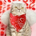 thumbnail image 5 of hengsof Pet Scarf Valentine's Day Pet Apparel Love Pet Scarf Cats And Dog Tricot Pet Accessories Valentine's Day Decorations, 5 of 6