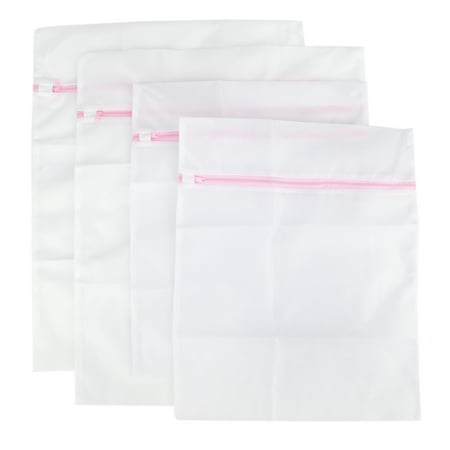4 Large Bags - Aspire Delicates Laundry Wash Bags, Set of 4 (2 Medium & 2 Large)