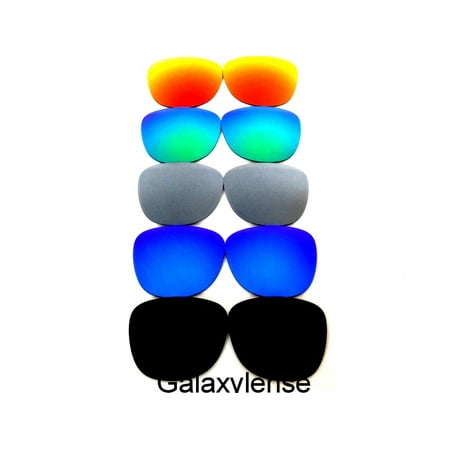 Galaxylense replacement lenses for Oakley Ray Ban RB3016 51mm 5 colors, 5 Pairs