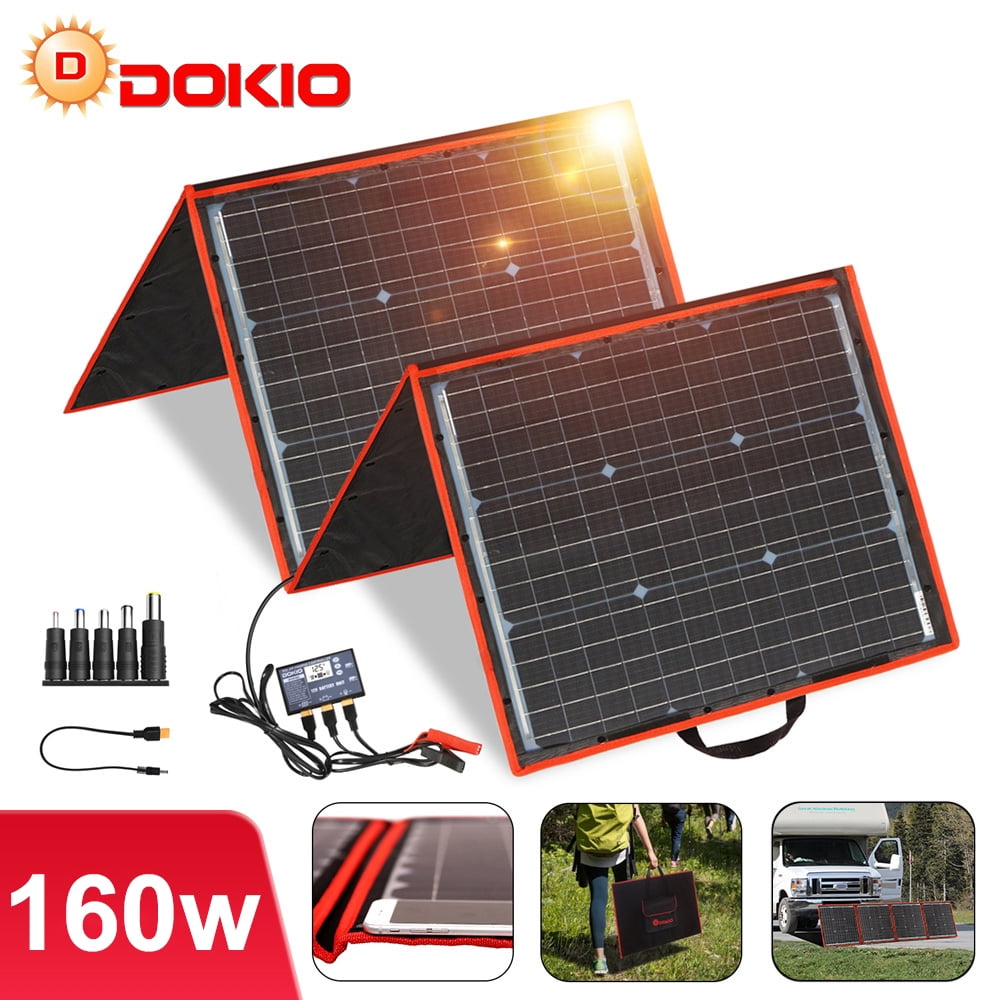 Solar & Wind Power Solar Panels DOKIO 300 Watts 12 Volts ...