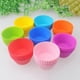 thumbnail image 5 of 12pcs Colorful Silicone Round Cake Muffin Cupcake Mold Maker Pastry Baking Tool, 5 of 5