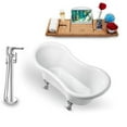 thumbnail image 2 of Tub, Faucet and Tray Set Streamline 62" Clawfoot NH1020BL-120, 2 of 7