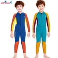 thumbnail image 3 of Yuarrent Traje de neopreno portátil DIVE SAIL cuello 2,5mm resistente al sol elástico cálido mantenimiento 3 capas impermeable Deportes acuáticos Amarillo L, 3 of 6