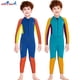 thumbnail image 4 of Naiovety Traje de neopreno portátil DIVE SAIL cuello 2,5mm resistente al sol elástico cálido mantenimiento 3 capas impermeable natación niños Deportes acuáticos Amarillo SG Naiovety OD003307-04, 4 of 6