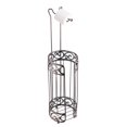 thumbnail image 1 of Jessar - Freestanding Bathroom Tissue Roll Holder, Silver, 1 of 1