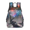 thumbnail image 3 of Balery Elephant Fireworks Celebration Lightweight Backpack for Men and Women - Durable and Water-Resistant, Ideal for School, Work, Travel, and Everyday Use, 3 of 9