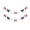 AS SHOWN_063, variant on YZZZJZQL 1PCS 4th of July Patriotic Fabric Bow Star Stripe Bunting for Stair Railing Mantel Wall Independence Day Memorial Day Home Party Hanging Decor Ornament