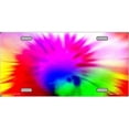 thumbnail image 1 of LP-1415 Pink Tie-Dye Flat Automotive License Plates Blanks for Customizing, 1 of 2