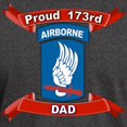 thumbnail image 3 of CafePress - Proud 173 Airborne Dad Ribbon Black T Shirt - Men's Classic Graphic Cotton T-Shirt, 3 of 4