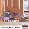 thumbnail image 3 of Pioneer Flower Floral Print Pattern Door Rugs,Washable Non Slip Door Mats Indoor,Decorative Door Mats,Entry Mat Indoor for Entrance,Bedroom,Kitchen,Bathroom,17"x30", 3 of 6