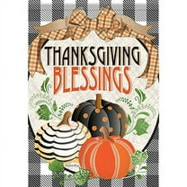 Flag-Garden-Dura Soft-Painted Pumpkins (12.5" x 18")