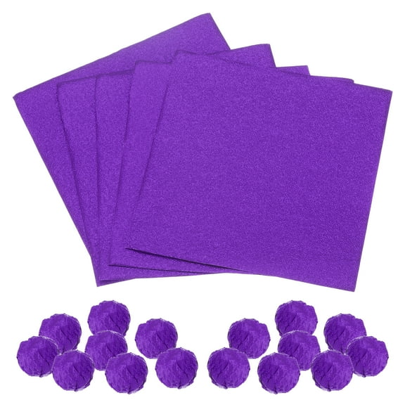 Uxcell 100Pcs Foil Candy Chocolate Wrappers, Wrapping Paper Purple